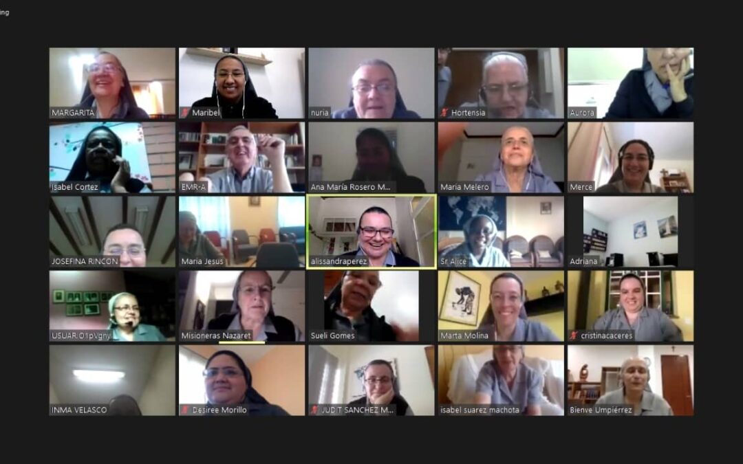 Formación de superioras de la congregación con el P. Joaquín Barrero,SJ